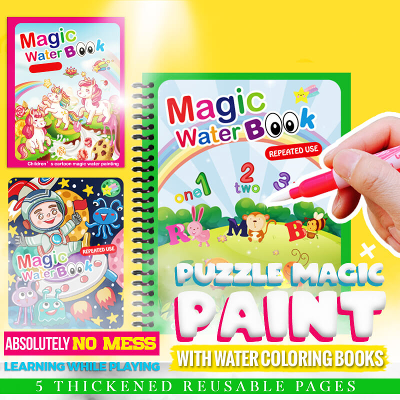 đ„Zeitlich begrenztes Angebot 49% RABATTđ„Puzzle Magische Farbe mit Aquarellbuch