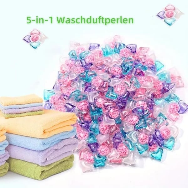 🧼 5-in-1 Duftperlen für die Wäsche