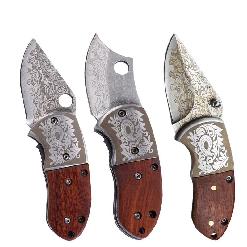 🌟 Das kleine Damaszener Messer —— Ein multifunktionales Juwel in der Handfläche, fähig im Keller und im Freien 🌟