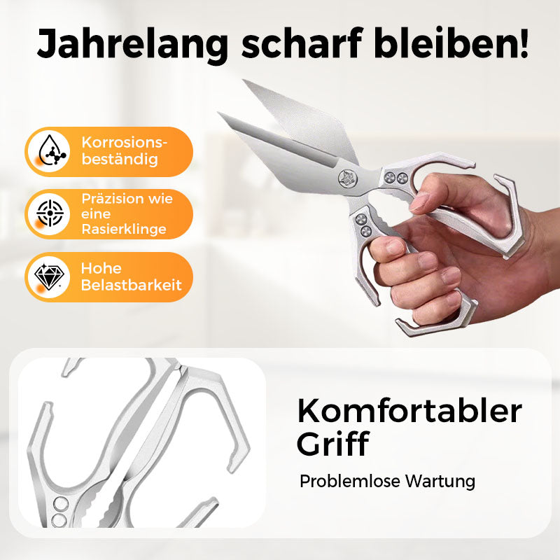 🔥Hot Sale 50% Rabatt💪Multifunktionale Hochleistungs-Küchenschere✂️