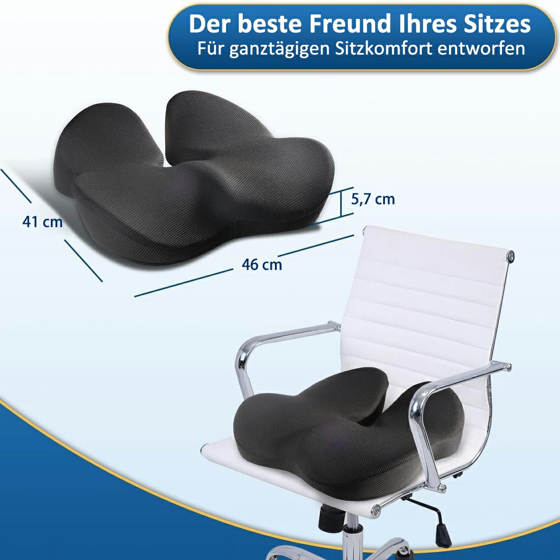 🎁LETZTER TAG 40% RABATT🔥Ergonomisches Sitzkissen aus Memory-Schaumstoff
