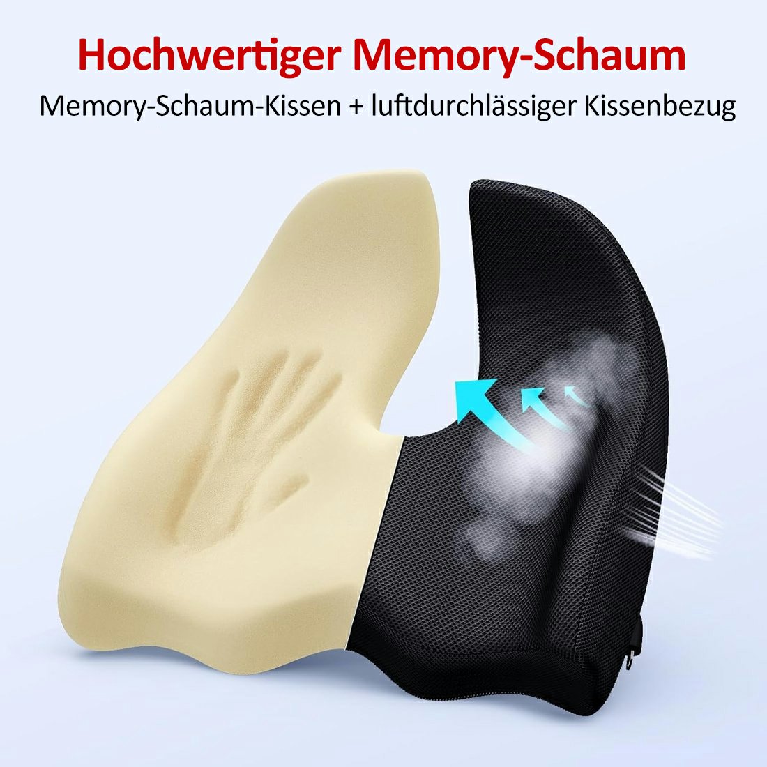 🎁LETZTER TAG 40% RABATT🔥Ergonomisches Sitzkissen aus Memory-Schaumstoff