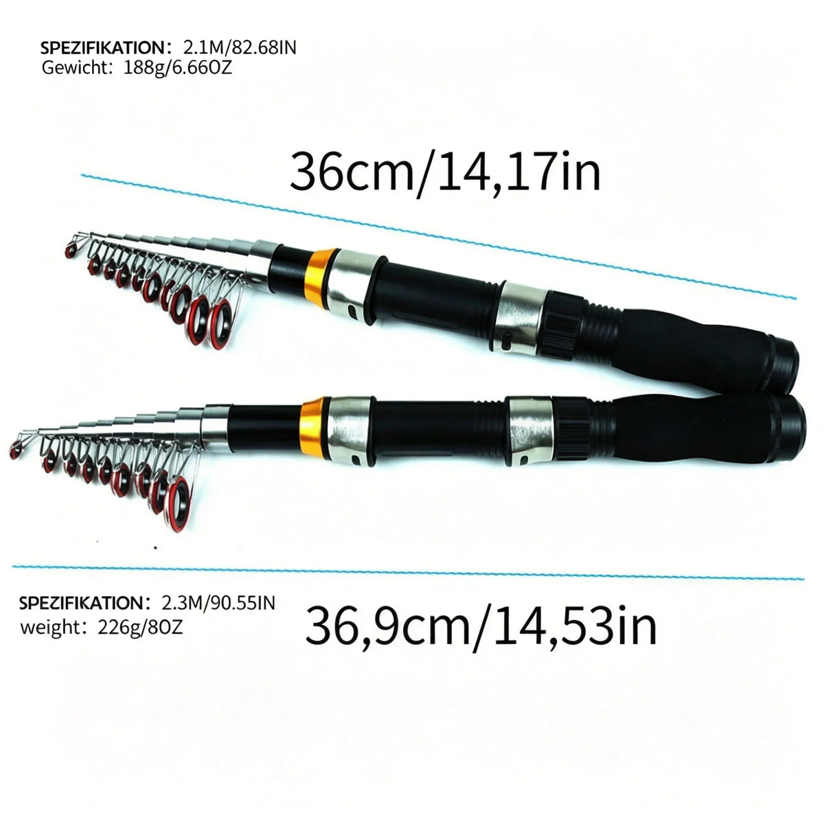 đšâNur heute: 50% Rabatt!đŁđKomplettes Reise-Angel-Set + Tragetasche â ideal fĂŒr Angler unterwegs