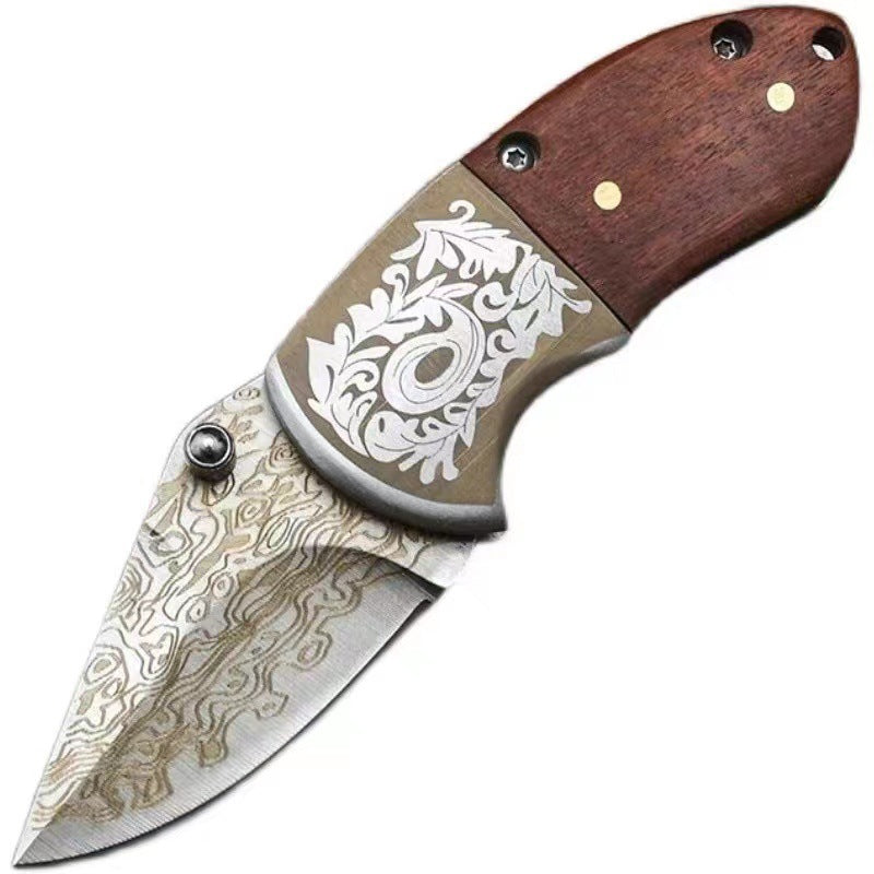 🌟 Das kleine Damaszener Messer —— Ein multifunktionales Juwel in der Handfläche, fähig im Keller und im Freien 🌟