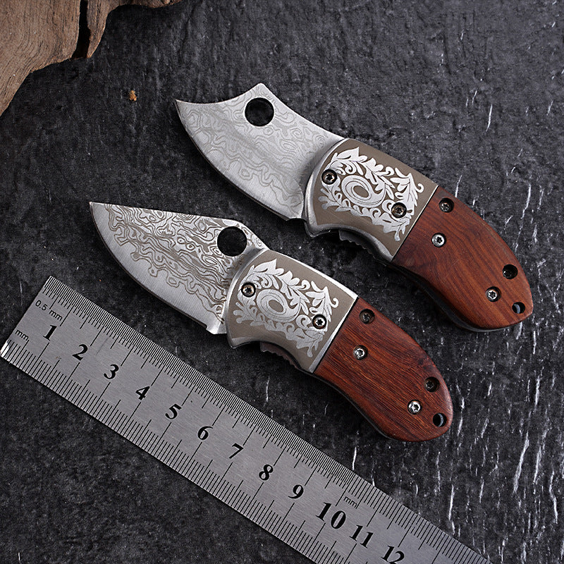 🌟 Das kleine Damaszener Messer —— Ein multifunktionales Juwel in der Handfläche, fähig im Keller und im Freien 🌟