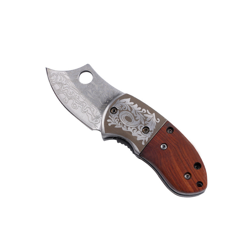 🌟 Das kleine Damaszener Messer —— Ein multifunktionales Juwel in der Handfläche, fähig im Keller und im Freien 🌟