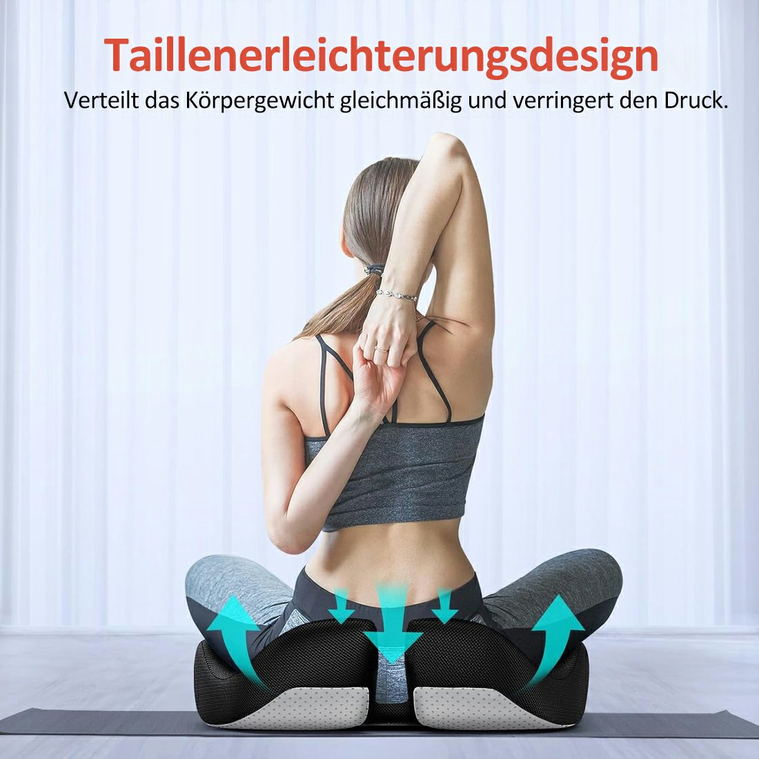 🎁LETZTER TAG 40% RABATT🔥Ergonomisches Sitzkissen aus Memory-Schaumstoff