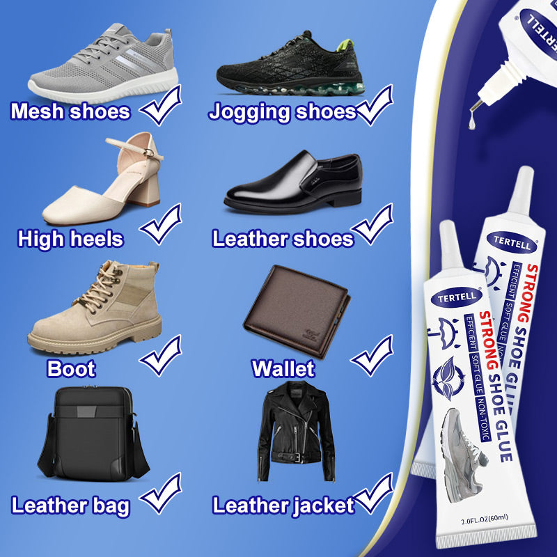 Wasserfester Schuhkleber für weiche und feste Verbindung