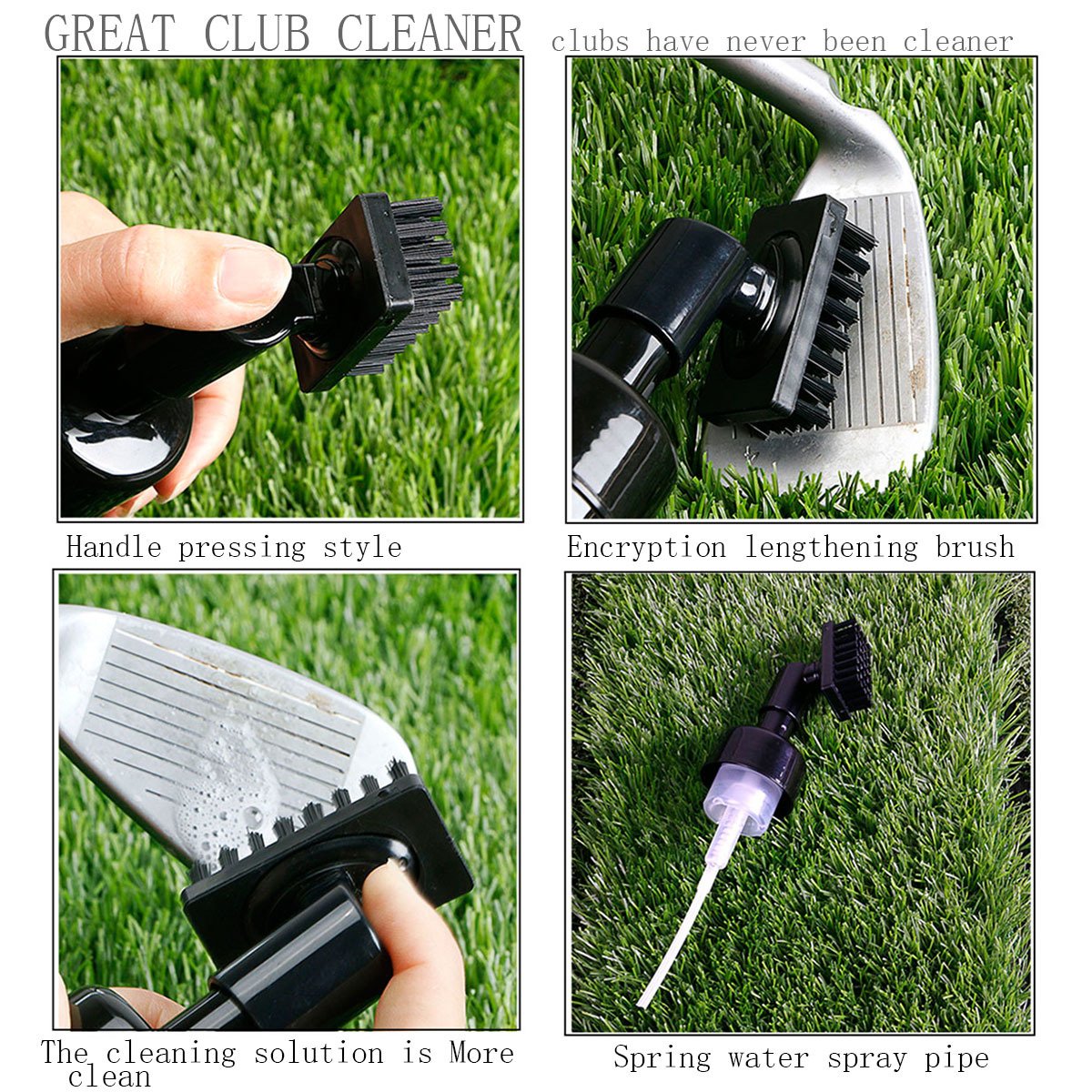 Rillenbürste für Golfschläger