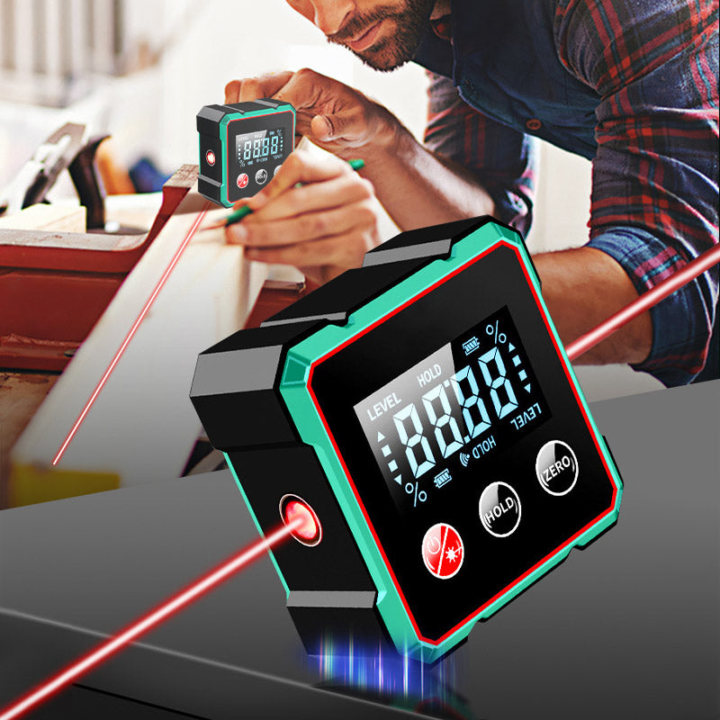 🎁 Mehr kaufen, mehr sparen – Magnetischer digitaler Winkelmesser mit Laser, präzise & robust 📐💡