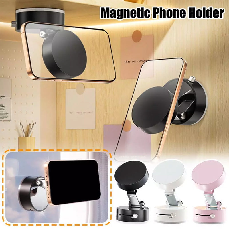 ⏰Begrenzte Zeit 50% Rabatt🔔Faltbarer tragbarer Vakuum-Magnet-Handyhalter