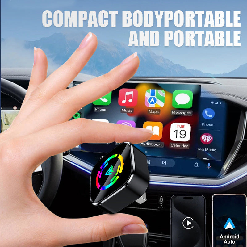 ⏳Begrenzte Zeit 50% Rabatt💥🚗 2-in-1 Kabelloser Adapter für iPhone & Android Auto – Einfach einstecken & kabellos durchstarten!
