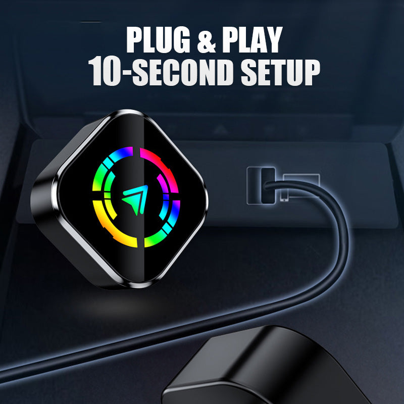 ⏳Begrenzte Zeit 50% Rabatt💥🚗 2-in-1 Kabelloser Adapter für iPhone & Android Auto – Einfach einstecken & kabellos durchstarten!