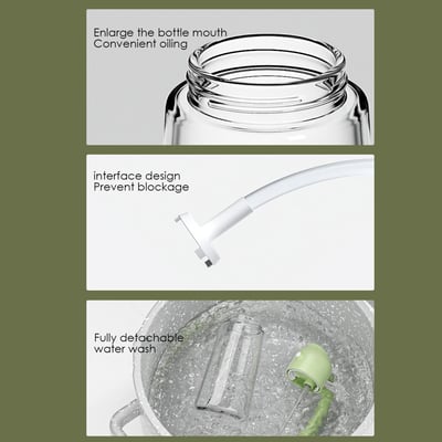 ✨💕2-in-1-Ölsprüher und -Spender aus Glas