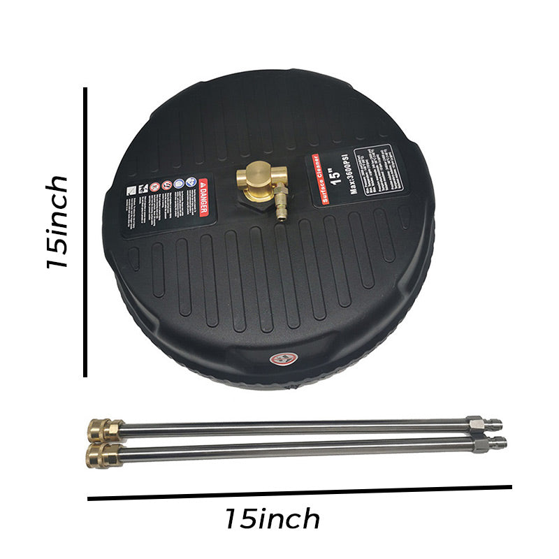 Mehrzweck-Druckreiniger Flächenreiniger mit 2 Stück Reinigungsstäben