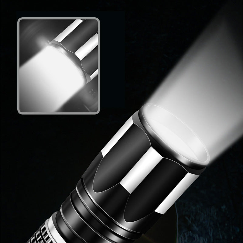 Wiederaufladbare Mini-LED-Taschenlampe mit hoher Leuchtkraft