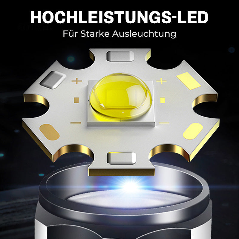Wiederaufladbare Mini-LED-Taschenlampe mit hoher Leuchtkraft