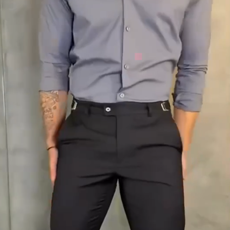 Stretchhose im Slim Fit für Herren