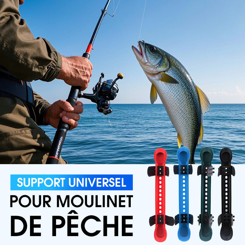 Drfeify Support mural pour canne à pêche 2 pièces support de canne à