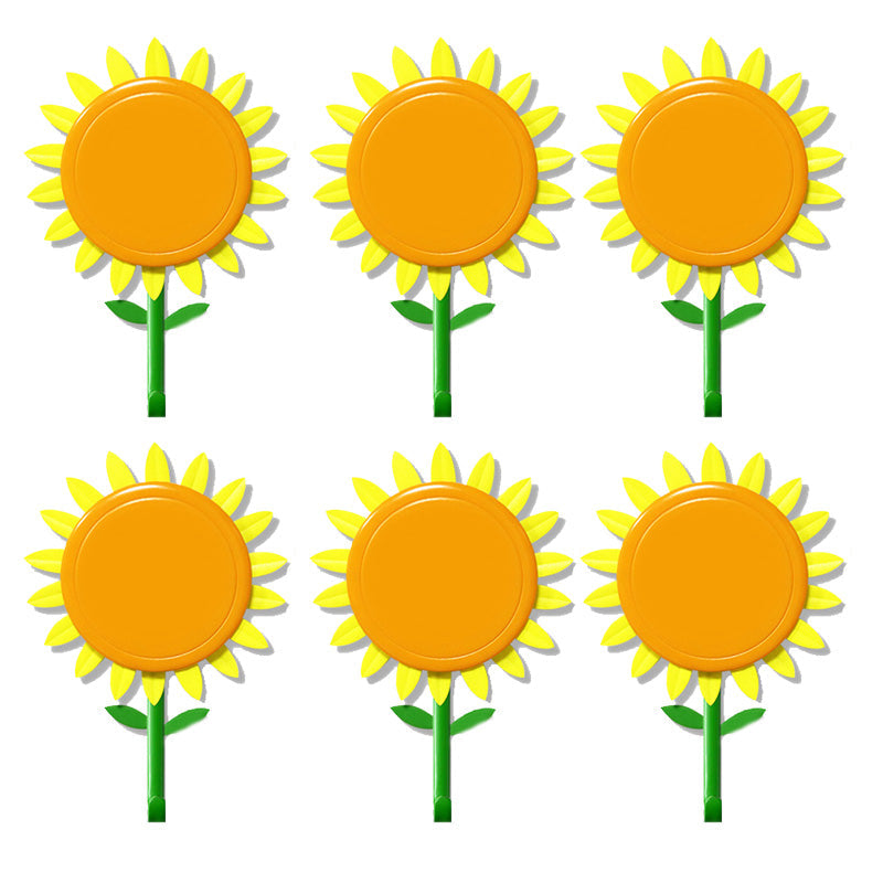 Kreativer lachender Sonnenblumen-Wandhaken