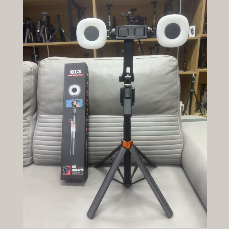 đ€âš 50 % Rabatt â KI-Stabilisator mit Dual-Aufhelllicht | Automatische Gesichts-/Motivverfolgung, flĂŒssige Stabilisierung, ideal fĂŒr Live-Streaming und Vlogging đ±đ„