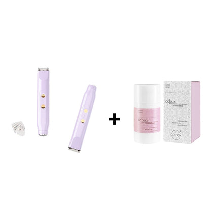 🚨 Pink AUSVERKAUFT !! SCHNELL ZUGREIFEN ⚡ Bikini-Trimmer für Frauen – Elektrischer Rasierer & Epilierer (wiederaufladbar) – 2-in-1 Gerät für Körper & Gesicht, Achseln & Beine – IPX7 wasserdicht