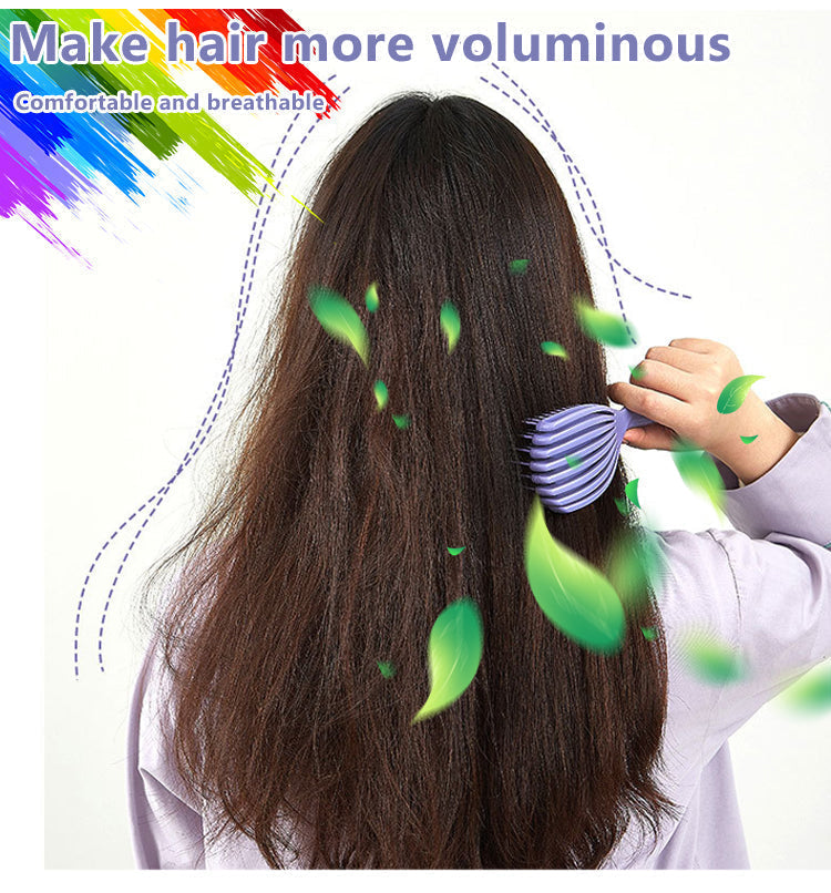 Hohlhaar-Flauschkamm