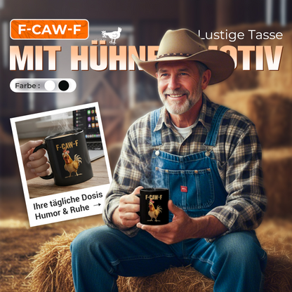 ⏳LETZTER TAG VERKAUF 50% RABATT!! F-Caw-F Lustige Hühner Tasse
