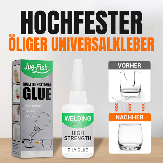 Hochfester öliger Schweißklebstoff