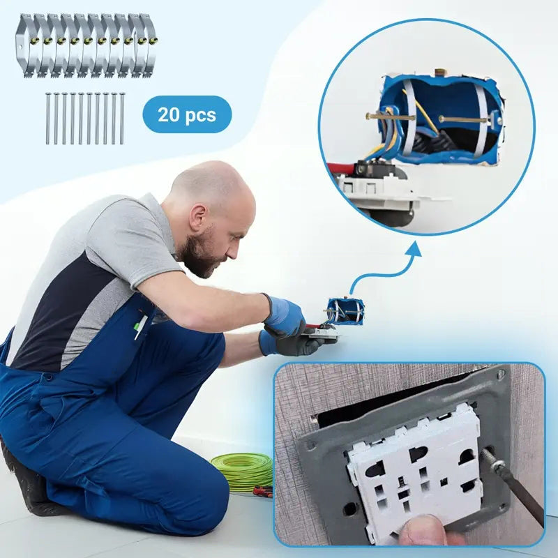 Erlöser von Steckdosen mit Einbaukisten