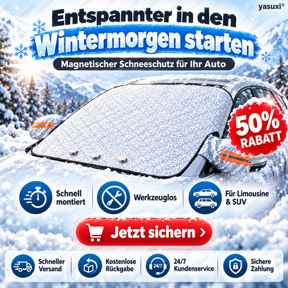 ⚡ Magnetischer Schneeschutz für Ihr Auto – schnell, werkzeuglos und winterfest ❄️🚗