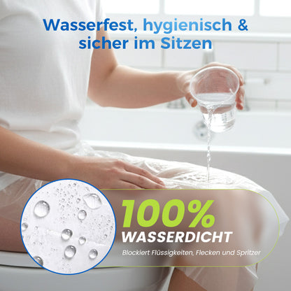 👍Für die Gesundheit sorgen✅Biologisch abbaubarer Einweg-Toilettensitzbezug aus Kunststoff