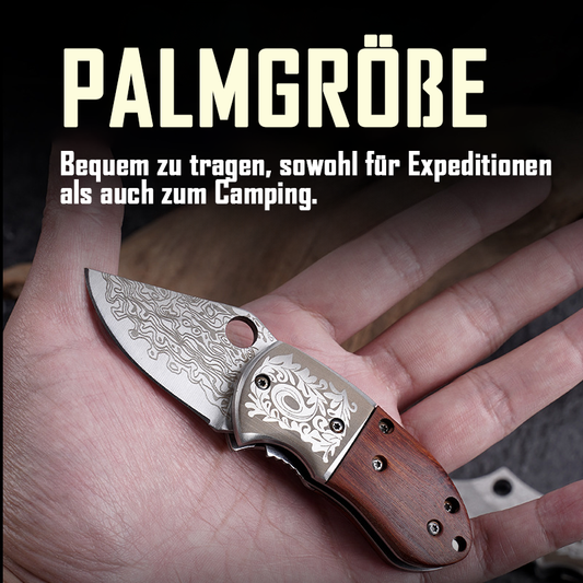 🌟 Das kleine Damaszener Messer —— Ein multifunktionales Juwel in der Handfläche, fähig im Keller und im Freien 🌟