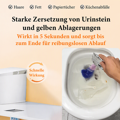 ⏳Zeitlich begrenztes Angebot⏳ 1+1 GRATIS – Abflussreinigungspulver gegen Verstopfungen und Gerüche, 4 × 30 g je Schachtel