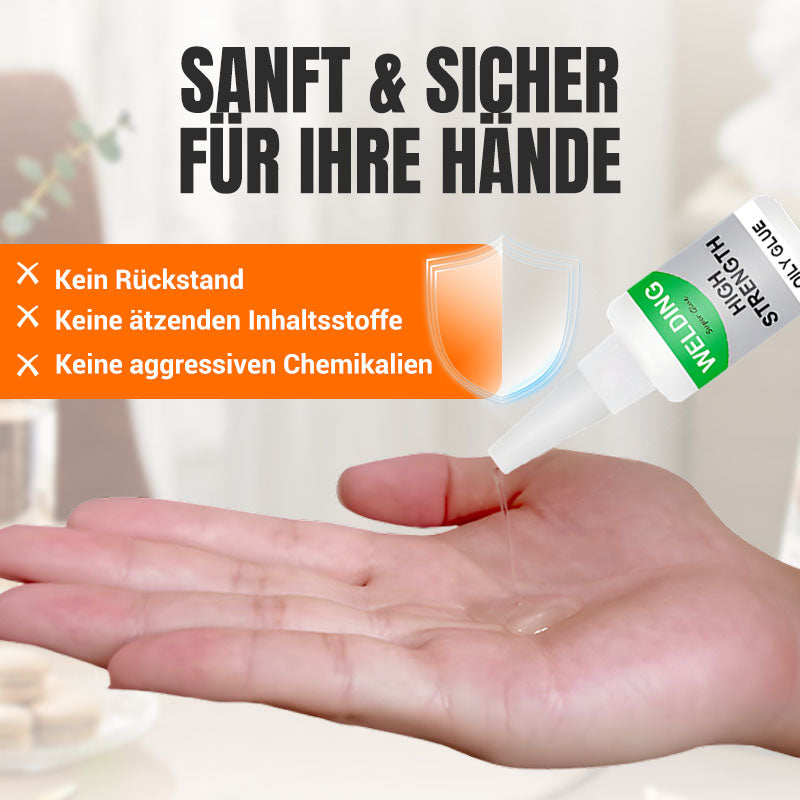 Hochfester öliger Schweißklebstoff