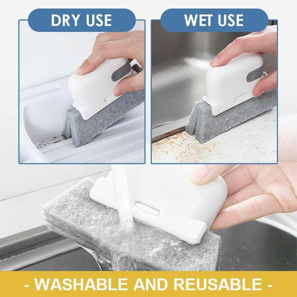 2-in-1-Fensterbank Nut Deadend Schrank Spalt bürste