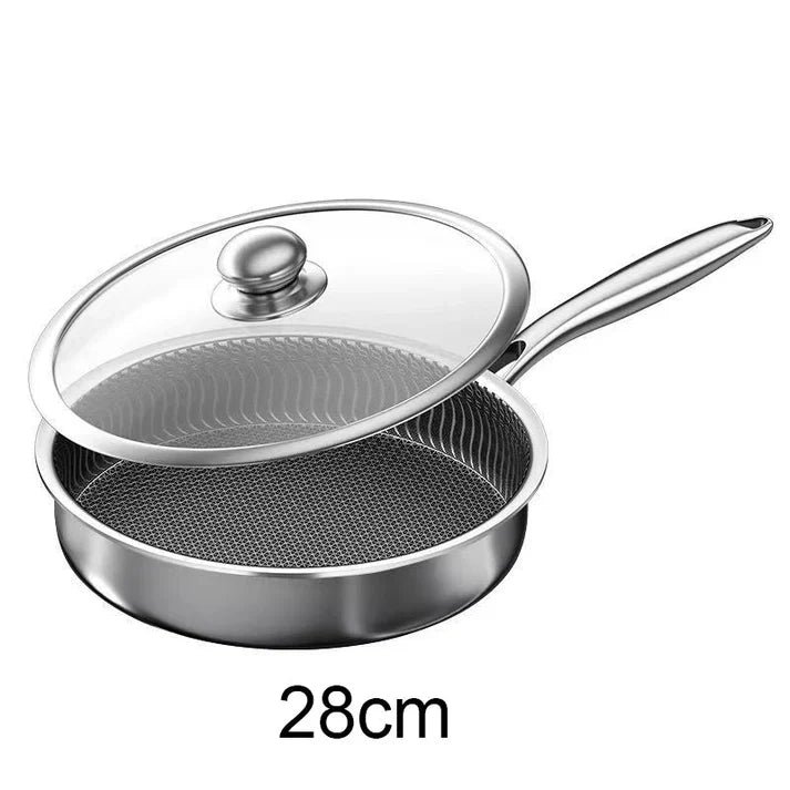 🔥Großer Ausverkauf – 55 % Rabatt!!! 🍳Premium-Antihaftpfanne mit Deckel