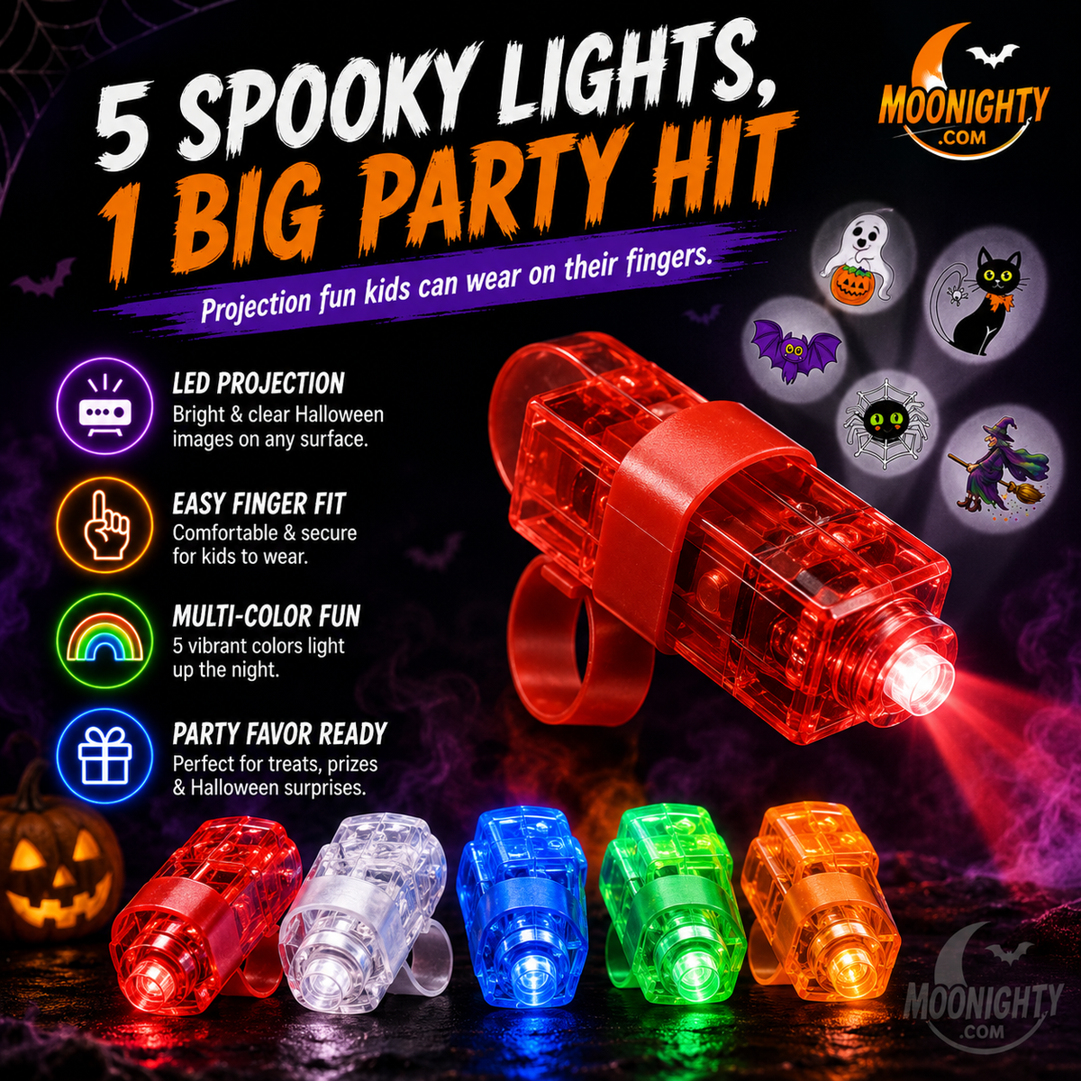 🥳2026 HOT SALE🥳LinkedList: 🎉💡 50% RABATT! Mini bunte LED-Fingerlichter – Helle mehrfarbige Leuchtwirkung, Ein-Tipp-Ein/Aus. Weiches elastisches Band sitzt bequem – perfekt für Partys, Konzerte und Kinderspiel! 🎶✨