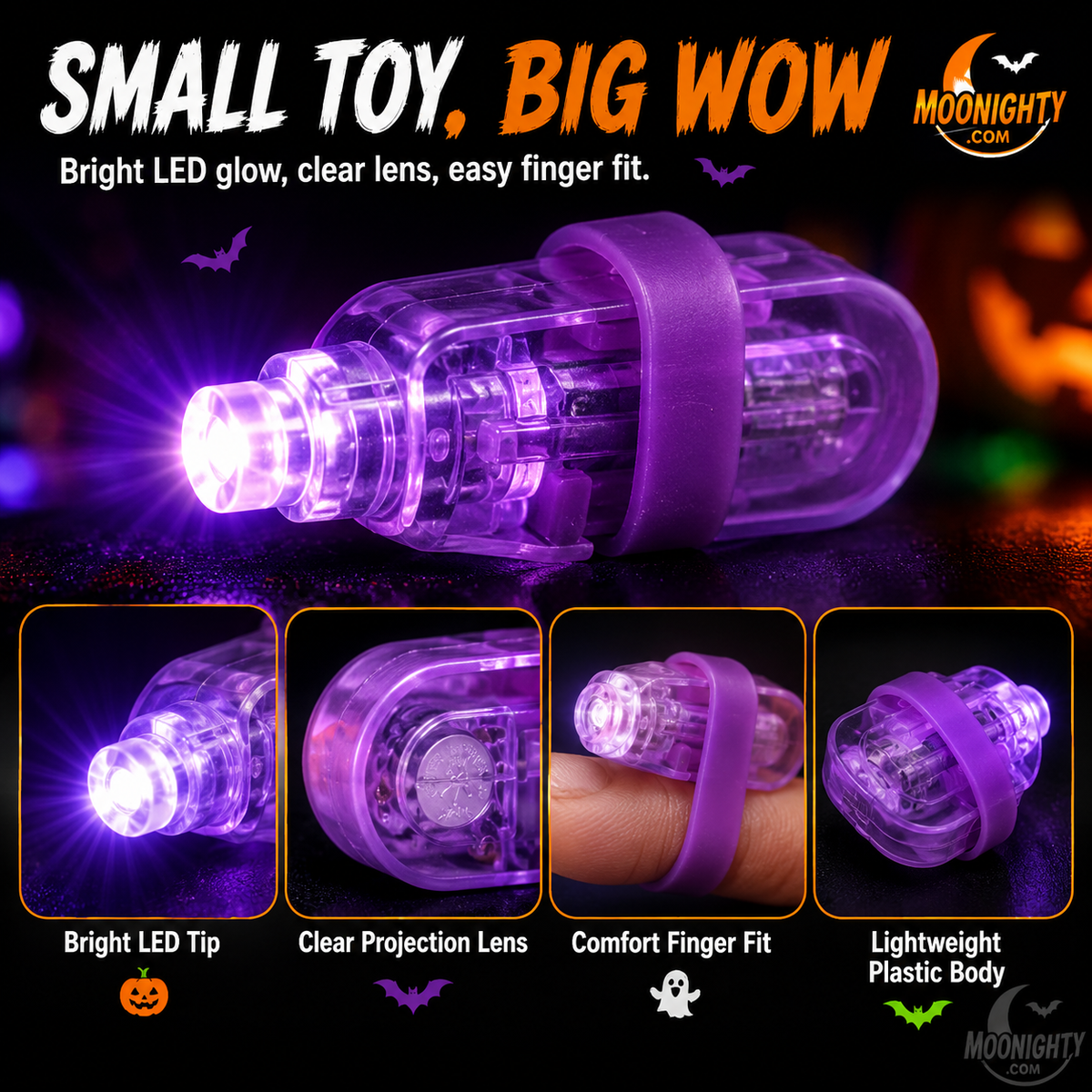 🥳2026 HOT SALE🥳LinkedList: 🎉💡 50% RABATT! Mini bunte LED-Fingerlichter – Helle mehrfarbige Leuchtwirkung, Ein-Tipp-Ein/Aus. Weiches elastisches Band sitzt bequem – perfekt für Partys, Konzerte und Kinderspiel! 🎶✨