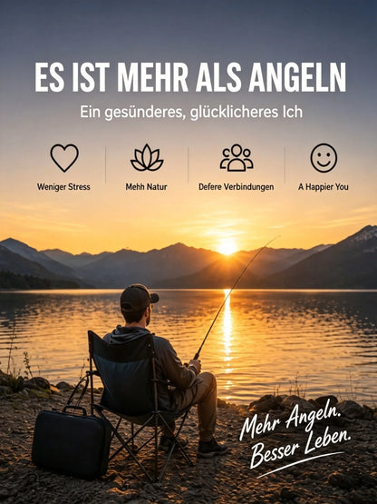 🚨⌛Nur heute: 50% Rabatt!🎣🎒Komplettes Reise-Angel-Set + Tragetasche – ideal für Angler unterwegs