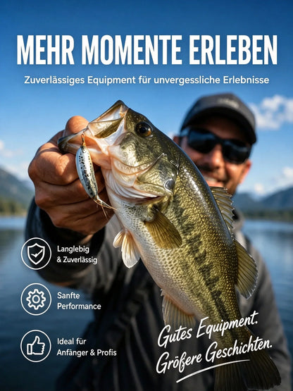 🚨⌛Nur heute: 50% Rabatt!🎣🎒Komplettes Reise-Angel-Set + Tragetasche – ideal für Angler unterwegs