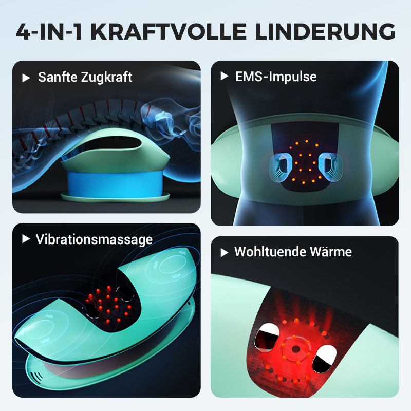 ✅Kostenloser Versand✈️Elektrisches Lendenwirbeltraktionsgerät mit Wärmetherapie