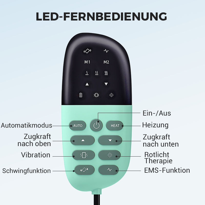 ✅Kostenloser Versand✈️Elektrisches Lendenwirbeltraktionsgerät mit Wärmetherapie