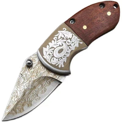 🌟 Das kleine Damaszener Messer —— Ein multifunktionales Juwel in der Handfläche, fähig im Keller und im Freien 🌟