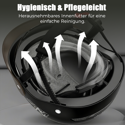 🛡️Atmungsaktiver, leichter und stoßfester Motorradhelm🏍️