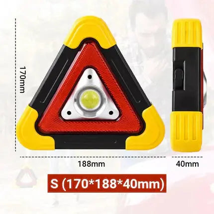 🚗Großes Sonderangebot – 50 % Rabatt🆘3-IN-1 Dreieckige Solar-Notfall-Signalleuchte für den Straßenrand✨