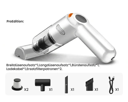⚡ 50% Rabatt! 🚗💨Kabelloser Handstaubsauger – 10000 Pa & 30 Min. Laufzeit, waschbarer HEPA-Filter