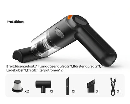 ⚡ 50% Rabatt! 🚗💨Kabelloser Handstaubsauger – 10000 Pa & 30 Min. Laufzeit, waschbarer HEPA-Filter