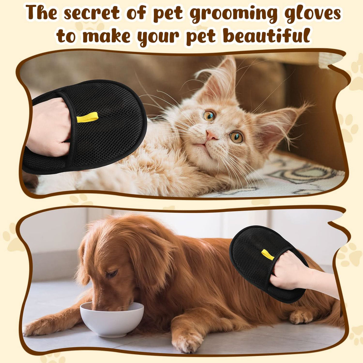 🐾 1 kaufen, 1 gratis! Tierhaarentferner-Handschuhe – beidseitige Silikonborsten, rutschfester Halt, waschbar und wiederverwendbar für Sofa, Kleidung und Teppiche 🧤