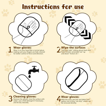 🐾 1 kaufen, 1 gratis! Tierhaarentferner-Handschuhe – beidseitige Silikonborsten, rutschfester Halt, waschbar und wiederverwendbar für Sofa, Kleidung und Teppiche 🧤